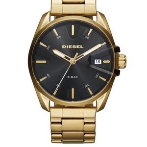 Diesel Stainless Steel Goldtone Mens Watch